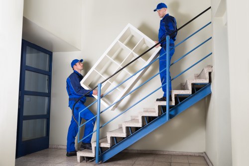 Camdentown Removals team preparing a careful and organised move