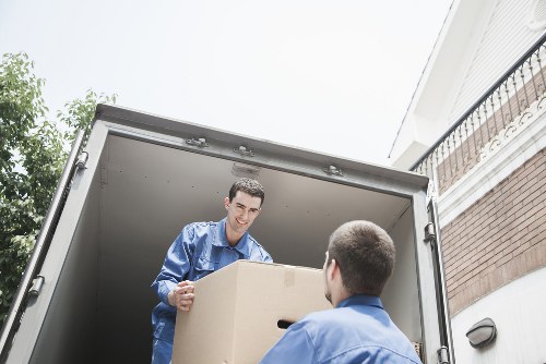 Commercial removals van serving a Camdentown business move