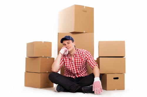 Professional removal service planning a relocation with attention to detail